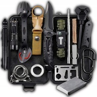 MILITARY SURVIVAL MEGA SURVIVAL SET Nôž 30 v 1 VODEODOLNÉ Púzdro