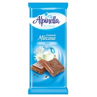 Alpinella mliečna čokoláda 90g, krabička 21 kusov