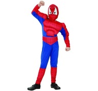 Kostým Spiderman Spider hrdina so svalmi 110/120 cm