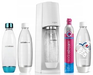 SodaStream karbonizátor na sýtenú vodu Terra white Premium Neon Blue Set