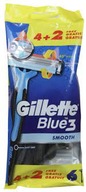 GILLETTE BLUE 3 SMOOTH STROJ 6 KS