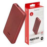 Powerbanka Hama POWERBANK 10000 mAh červená