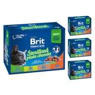 Brit CAT VRECKY 4800g STERILNÝ TANIER 48x100g