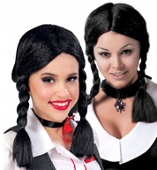 Čierna zapletená parochňa - Wednesday Addams