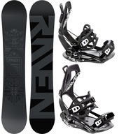 Snowboard RAVEN Solid Steel 159cm široký + viazanie