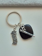 HUDOBNÁ FLAUTA KEYRING NOTE EBENY HUDOBNÝ DARČEK