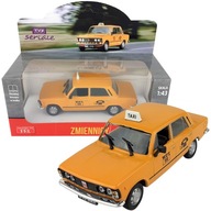 KOVOVÝ MODEL FIAT 125P TAXI MENIČE PRL 1:43