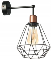 Podkrovné nástenné svietidlo Diamond LED Edison E27