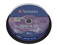 VERBATIM DVD+R 8,5GB X8 10PCS