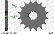 AFAM PREDNÉ OZUBENÉ KOLO 428 14 ZUBOVÝCH VRECKO ZZ 125