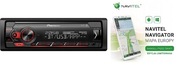 Pioneer MVH-S320BT Autorádio MP3 USB AUX Bluetooth + mapa Navitel