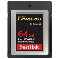 KARTA SANDISK EXTREME PRO CFEXPRESS 64GB (1500/