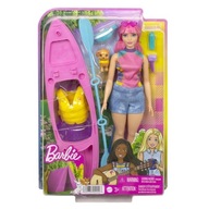 Kempingový kajak pre bábiku Barbie HDF75 mattel