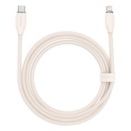 USB typ C - kábel Apple Lightning Baseus 2m RUŽOVÝ