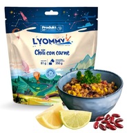 Lyofilizované jedlo Lyommy Chili con carne 350g ľahké turistické jedlo