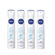 NIVEA Antiperspirant Fresh Natural sprej 4 x 200 ml