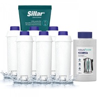 6x FILTER pre DELONGHI DINAMICA + ODVÁPŇOVANIE 250ml