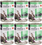 Wiejska Zagroda Monoprotein Rabbit 6 x 400 g