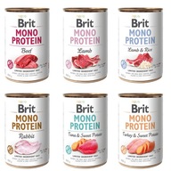 Brit Mono Protein 6 x 400 g Zmes príchutí Mokré jedlo