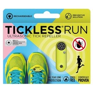 Ultrazvuková ochrana proti kliešťom TickLess Run - pre ľudí UV žltá