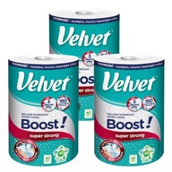 3X Velvet kuchynská papierová utierka Boost 3 vrstvy