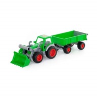 Wader-Polesie 8817 Farmer technic traktor + nakladač s prívesom v sieti