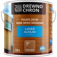 Lak na drevo DREWNOCHRON Alkylak polomatný 2,5L