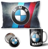 Vankúš + hrnček BMW Fan Set! Pridať návrhy mien