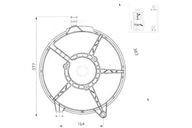 VENTILÁTOR RADIÁTORA MERCEDES VITO 2.3D 96-03 NRF