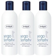 3 kusy YEGO SENSITIV GÉL NA INTÍMNU HYGIENU PRE MUŽOV 300 ML Jemná