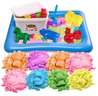 BibiMoon Kinetic Sand 8kg XL SET FORMY NA PIESOK