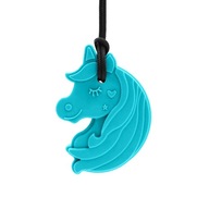 Terapeutický prívesok na hryzátko Unicorn Turquoise XT