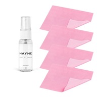 Hayne LENS CLEANER 30ml + 4x handrička 15x18 cm (svetlo ružová)