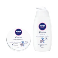 NIVEA BABY Zvláčňujúci krém + čistiaci gél