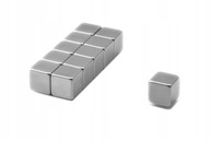 10x Silný neodýmový magnet pre dosky 10x10x10 N48
