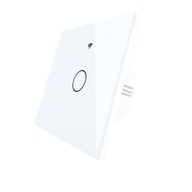 Dotykové sklo LED LIGHT SWITCH Single White WiFi Tuya SMART