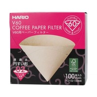 Hnedé filtre Hario Misarashi V60-02 100 kusov