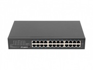 Lanberg Switch 24X 1GB Gigabit Ethernet rack RSGE-