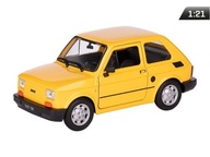 Model 1:21, PRL FIAT 126p, žltý