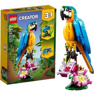 LEGO 31136 CREATOR Exotický papagáj Žaba Ryba 3v1