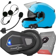 FREEDCONN T-MAX S V4 PRO MOTORCYCLE INTERCOM PL KONFERENČNÉ RÁDIO BT 5.1