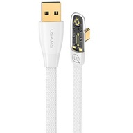 Rýchly uhlový kábel USB na USB-C Type-C 66W 6A 1,2m QC oplet USAMS