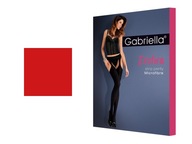 Nohavičky Gabriella Strip Microfibre RED veľkosť 1/2