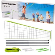 VEĽKÁ ŠPORTOVÁ SIEŤ DUNLOP + STĹPKY 609x220 cm TENISOVÝ VOLEJBAL / NOVINKA /