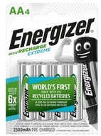 4x batérie ENERGIZER EXTREME AA 2300mah R6