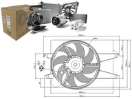 VENTILÁTOR RADIÁTORA (S POUZDROM) FORD FIESTA V FUS