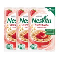 Nestlé Nesvita jahodové ovsené vločky 3x 45g