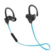 Športové Bluetooth slúchadlá do uší Čierno-modré