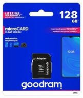 MICRO SD PAMÄŤOVÁ KARTA 128GB TRIEDA 10 UHS-I 100/10