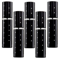 5X FĽAŠKA ATOMIZÁTORA PARFÉMU 10ml CRYSTALS BLACK FĽAŠKA NA PARFUM